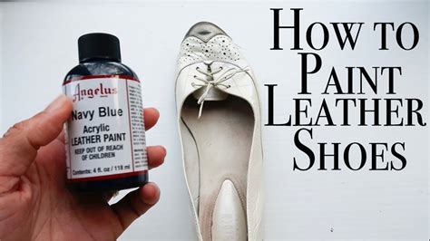 how to paint fake leather tennis shoes|repainting leather shoes.